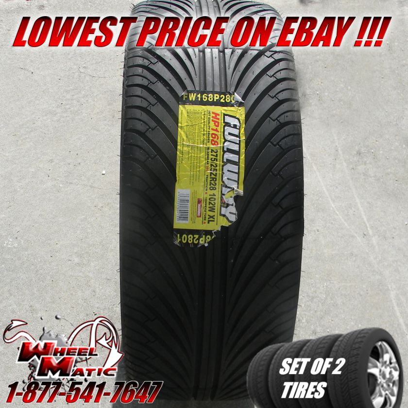 NEW 2 TIRES 275/25R28 FULLWAY HP168 275/25R28 275/25R28  