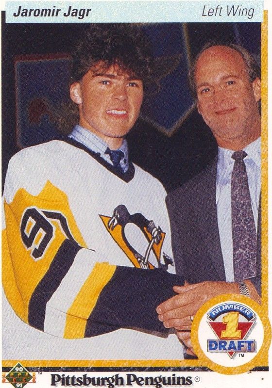 90 91 Upper Deck Jaromir Jagr Rookie #356  