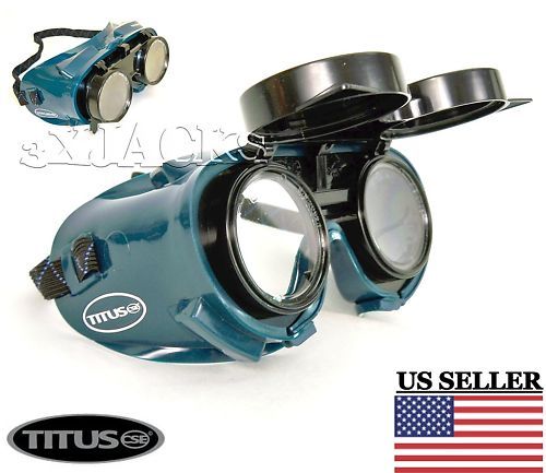 TITUS WELDING GOGGLES FLIP UP LENS LIFT FRONT ANSI CERT  