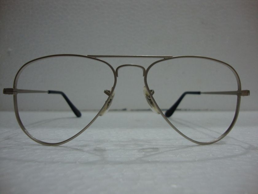   Vintage B & L Ray Ban USA AVIATOR Frames ANTIGLARE Reading Glasses