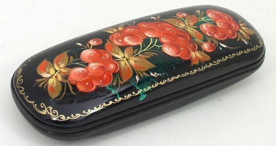 Russian Lacquer Box   Eyeglass Case #0144 ROWANS  