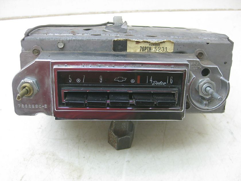 1964 Chevy Impala AM push button radio 0815  