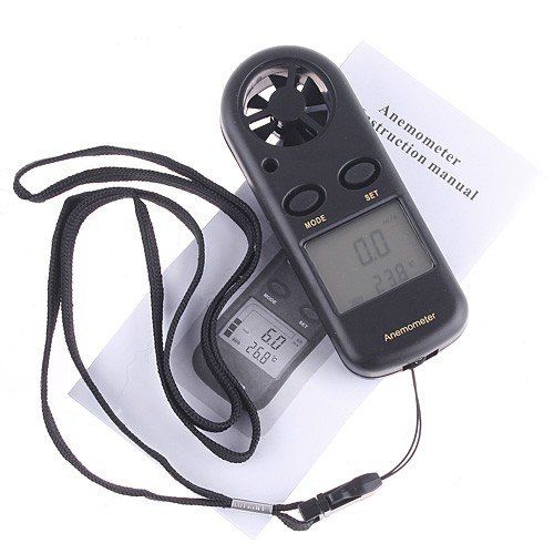 Digital LCD Wind Speed Gauge Wind Scale Measuring Meter Anemometer 