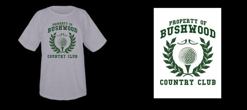 BUSHWOOD COUNTRY CLUB Caddyshack Retro Golf T Shirt  