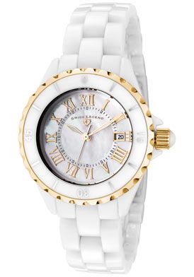 Swiss Legend 10049 WWGR Womens Karamica Gold Tone  