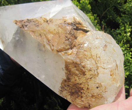 20.0lb NATURAL CLEAR QUARTZ CRYSTAL POINT Healing huge  