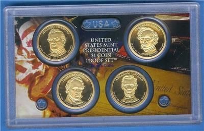 TWELVE 2010 P D S BU Satin/PROOF Presidential Dollars  