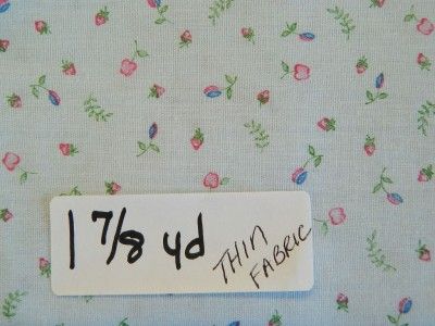 17+ yrds Lot of Cotton Floral Quilt Craft Sewing Fabrics  