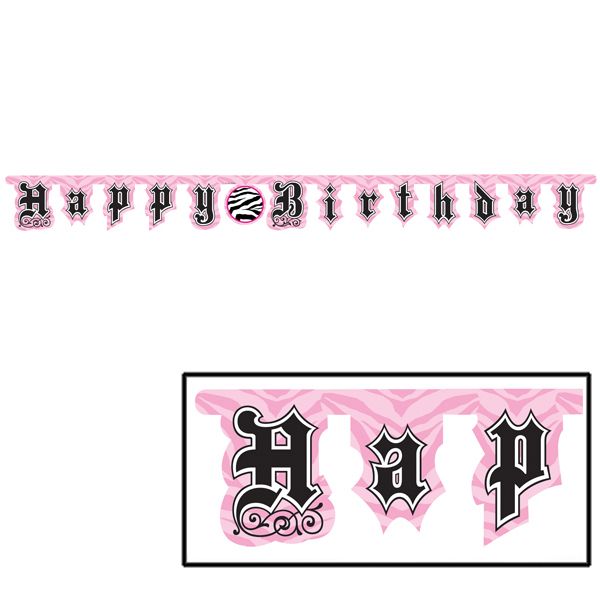 Super Stylish 13th 16th or Plain Happer Birthday Banner  