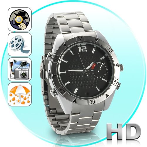 Spy2O   Waterproof HD Spy Camera Watch with AV Out (4GB)  