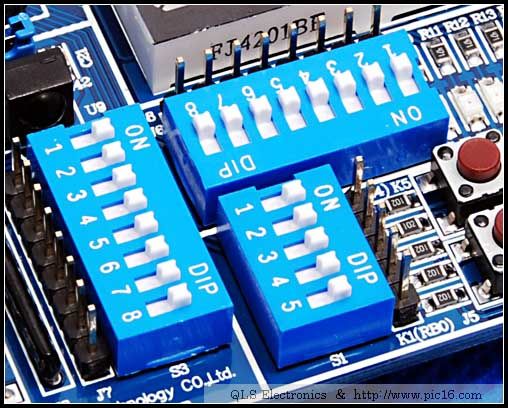 16F87X PIC Development Board+PIC16F877A+128*64/16*2 LCD  