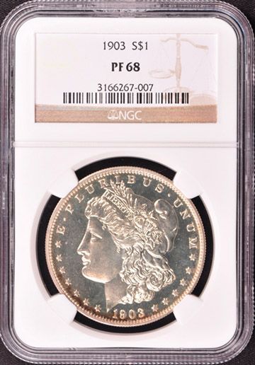 1903 MORGAN S$1 NGC PR 68  