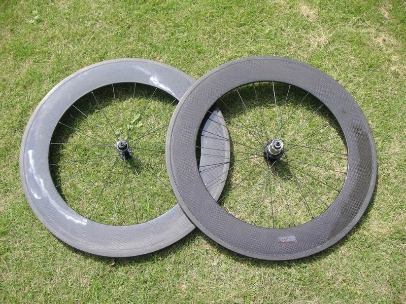 Wholesaler New 700C 88mm Carbon Fiber Tubular Wheelset Wheels for 