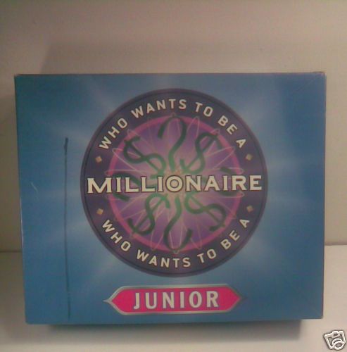 Who Wants to Be a Millionaire Junior Game Complete 2000  