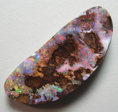 FLICKERING REDS 29ct SOLID YOWAH BOULDER OPAL  