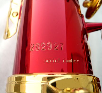 NEW 2010 RED ALTO SAXOPHONE SAX W/5 YEARS WARRANTY.  