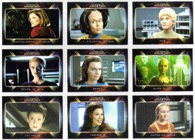 WOMEN OF STAR TREK (2010)  Complete Base Set (81)^~  