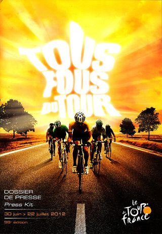 Tour de France 2012 Official VIP Press Kit English Book DVD Poster 