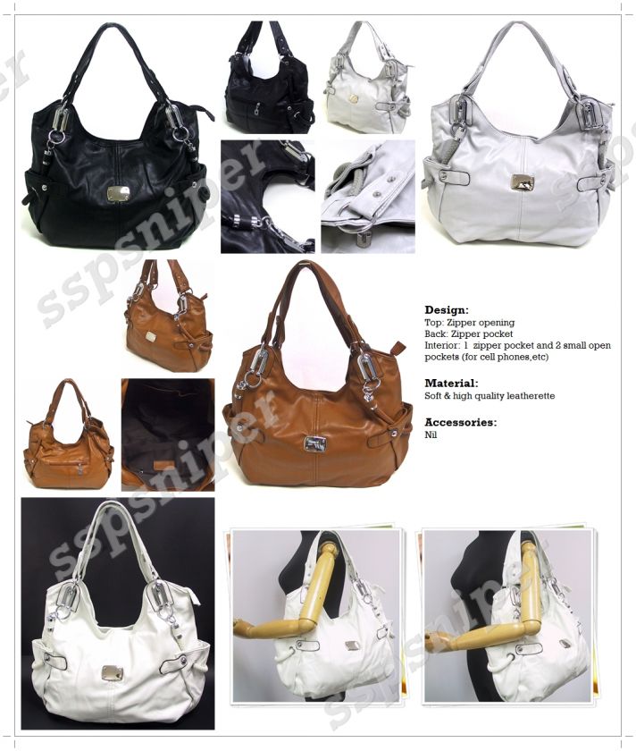   Quality Leatherette Women Shoulder Hobo Bag Handbag (4 Colors) #2011