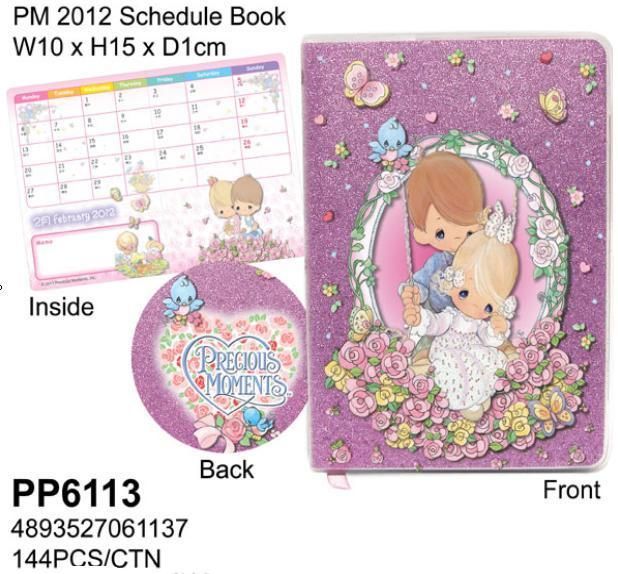 Precious Moments 2012 Schedule Book Diary Agenda BN  