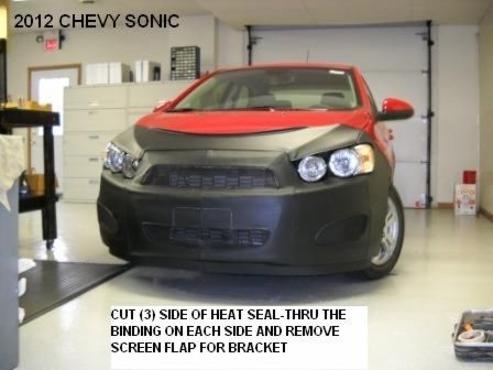 Lebra Front End Mask Bra Chevy Chevrolet Sonic 2012 12  