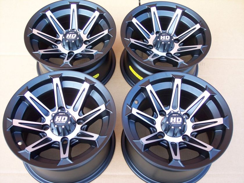 14 HONDA FOREMAN HD2 ALUMINUM ATV WHEELS NEW SET 4   LIFETIME 