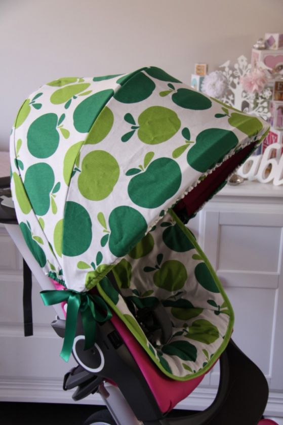 Stokke Xplory V3 Custom Canopy Cover + Seat Liner super soft and 