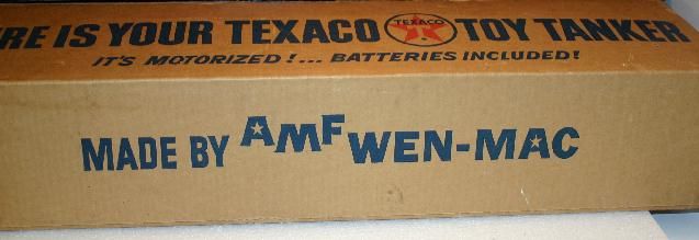 1961 Texaco Oil Tanker Ship Toy , North Dakota in Original Box  