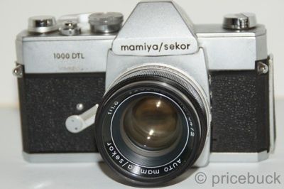 Mamiya Sekor 1000 DTL SLR 35mm Film Camera with 55mm 11.8 Auto Lens 