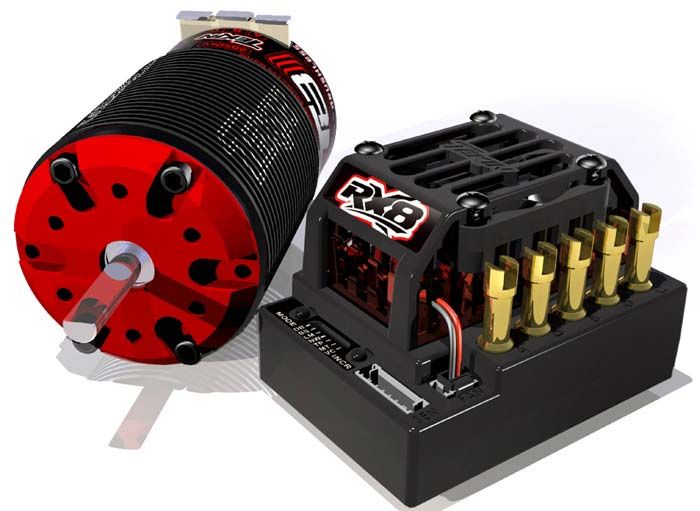 Tekin 1/8 Rx8 Brushless System w/T8 4030B 2650kV TT2310  