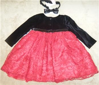 GIRLS DRESS 24 M 24 MONTH HOLIDAY BOUTIQUE CHRISTMAS POLLY FLINDERS 