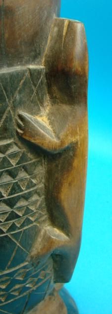 Antique Mali Sacrificial Basin Monkey Offering Vessel  