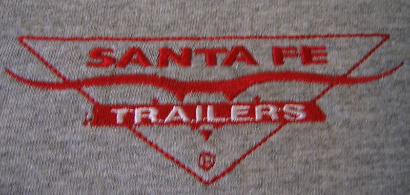 Santa Fe Vintage Travel Trailer T shirt  