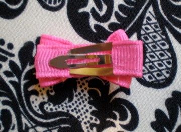 Teeny Tiny Baby Bows Snap Clip Fast Ship  