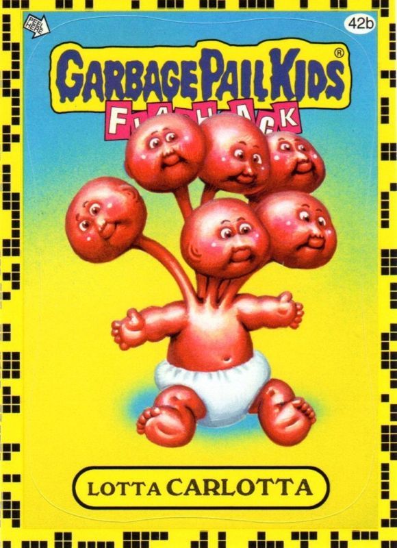 GARBAGE PAIL KIDS 2011 FLASHBACK 2 LOTTA CARLOTTA 42B  