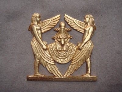 WINGED EGYPTIAN MEN ORMOLU FURNITURE DECOR HARDWARE  