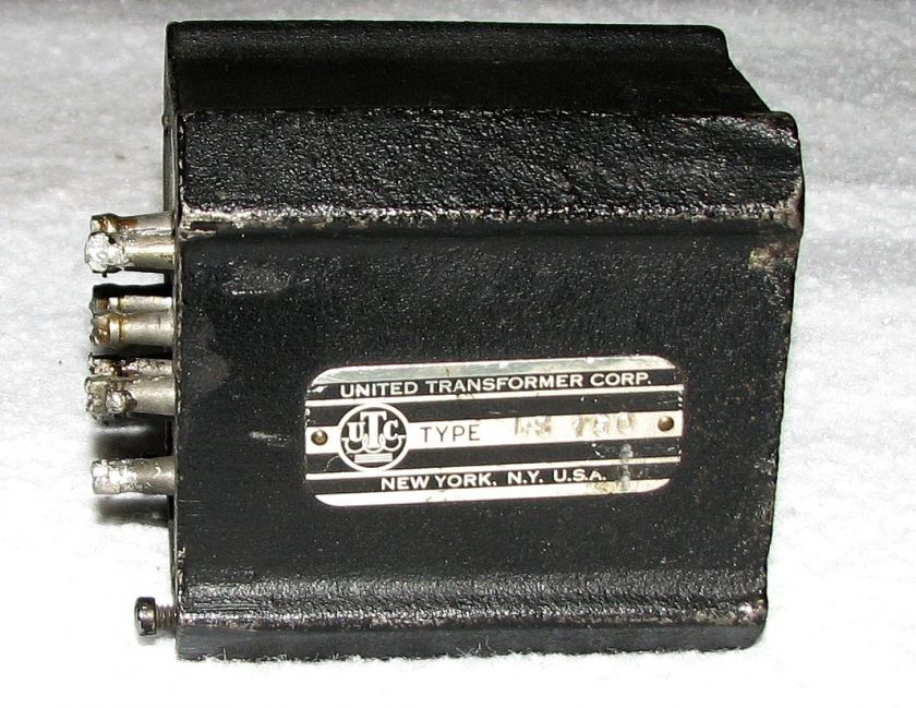 1940/50s Vintage UTC LS 150 Bridging Transformer