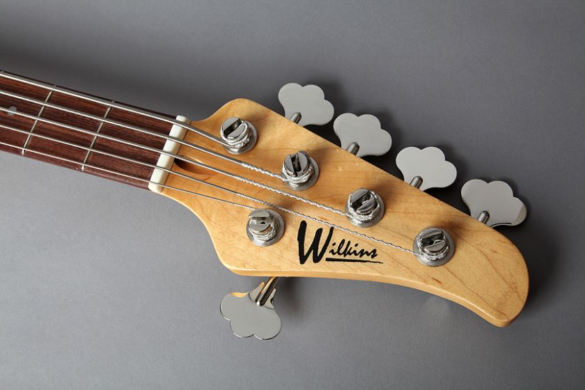 PAT WILKINS VRB 5 5 STRING CUSTOM TRANS BLACK BASS  