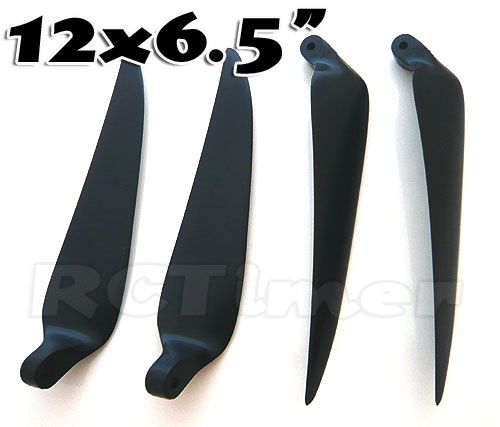 New 2 Pairs Folding Propeller 12x6.5CAM 30.5x16.5cm  