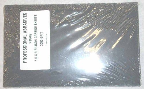 50 Wet/Dry Silicon Carbide 1200G Sanding Sheets 5.5x9  