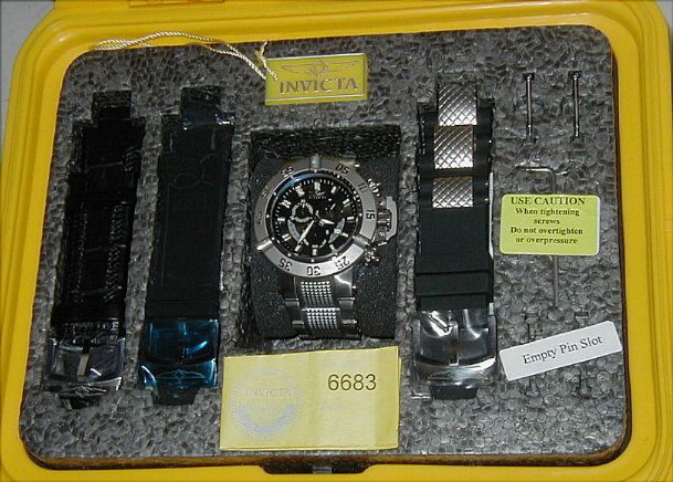   Subaqua NOMA III Chronograph Set 6683 Watch~MSRP$2395~Beauty  