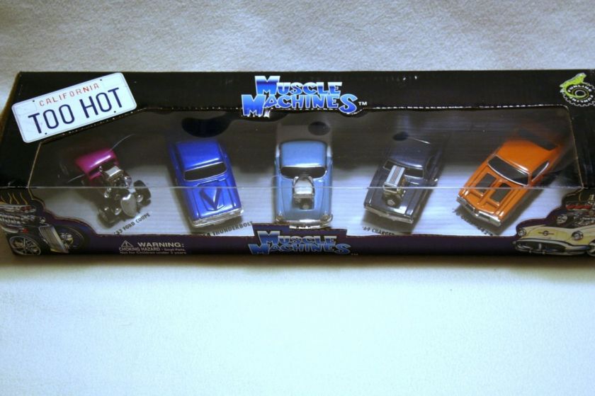 LOWER PRICE** MUSCLE MACHINES Lot California TOO HOT Collectable Die 