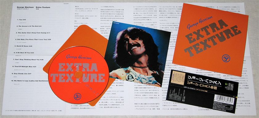 GEORGE HARRISON EXTRA TEXTURE NEW CD MINI LP OBI  