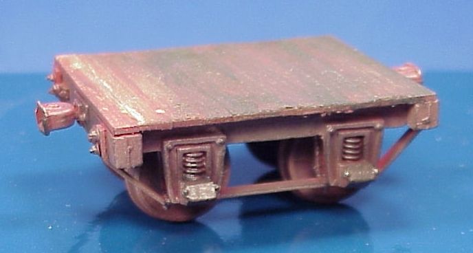 On3/On30 WISEMAN V&T SHOPS EUREKA MILL 4 WHEEL FLAT CAR  