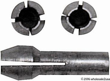 COLLECTS DRILL CHUCK 1/8 BIT ADAPTER ROTARY TOOL FOR DREMEL 8296CC 