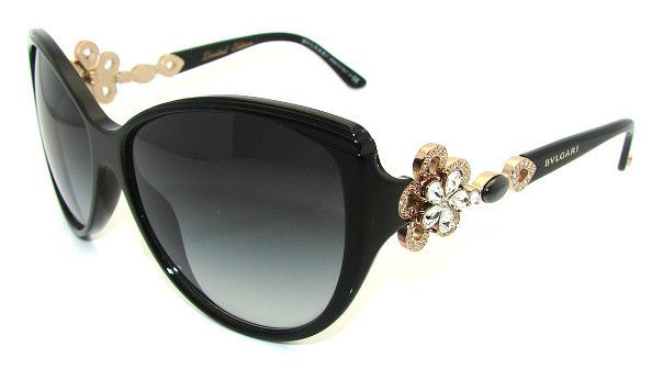 Authentic BVLGARI Limited Edition Flower Sunglass 8097B   501/8G *NEW 