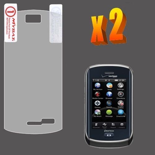 2X Clear LCD Screen Protector for Pantech Crux CDM8999  