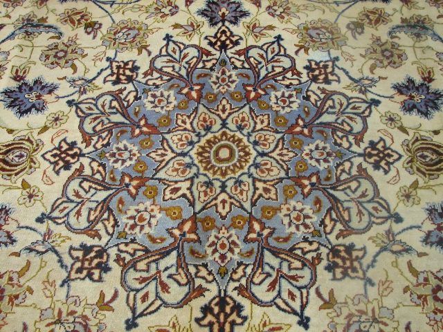 8X12 HANDMADE PERSIAN KASHAN RUG  