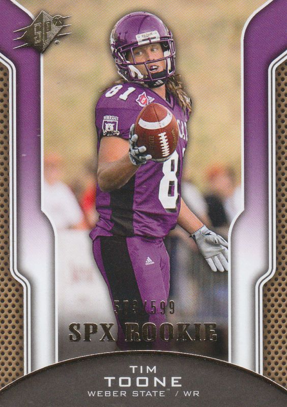 2010 SPX RC #232 TIM TOONE 573/599 WEBER STATE ST  