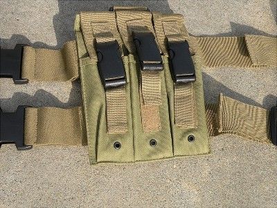 Drop Leg SMG Magazine Pouch, MP5, GSG 5, OD  